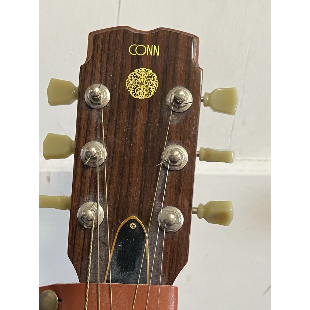 Conn f-27 Acoustic Guitar MIJ 1970s/80s Vintage - Picture 8 of 16